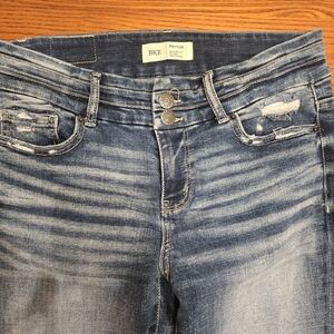 BKE High Rise Distressed Blue Jeans